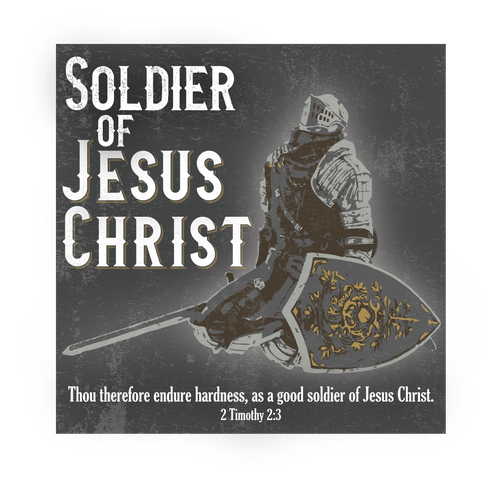 Soldier Of Jesus Christ - Decal
