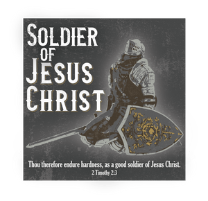 Soldier Of Jesus Christ - Decal